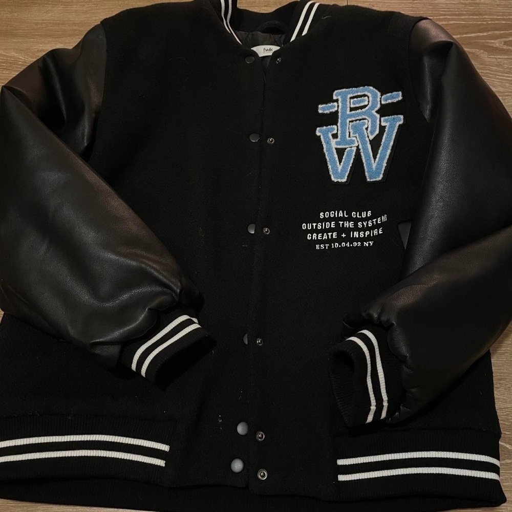 Twik Baseball Letterman Bomber Jacket